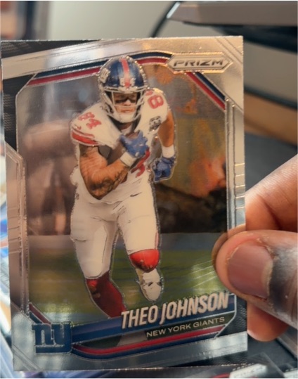 2025 Panini Prizm #211 Theo Johnson — front