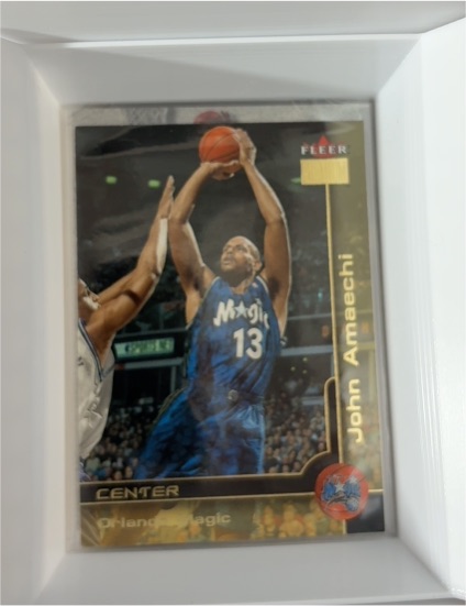 2000-01 Fleer #163 John Amaechi — front