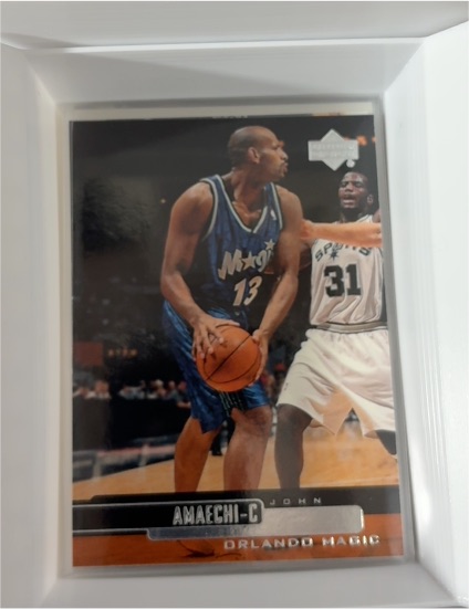 1999-00 Upper Deck #265 John Amaechi — front