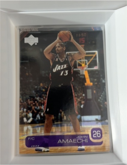 2002-03 Upper Deck #170 John Amaechi — front