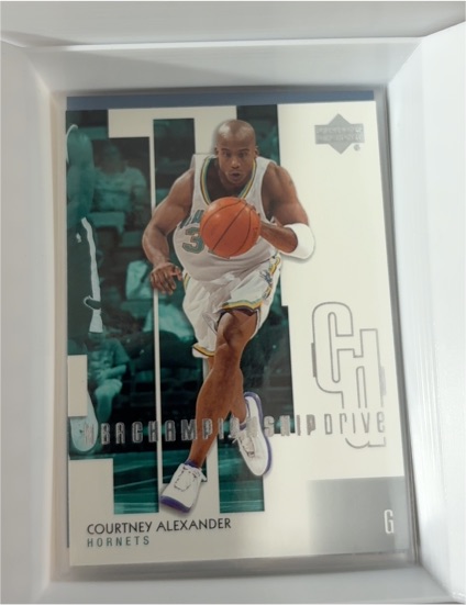 2002-03 Upper Deck Championship Drive Courtney Alexander — front
