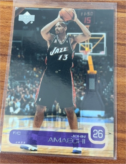 2002-03 Upper Deck #170 John Amaechi — front