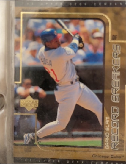 1999 Upper Deck #G9 Sammy Sosa Record Breakers — front