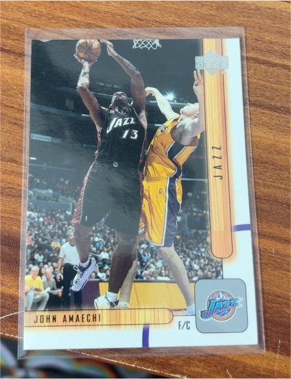 2001-02 Upper Deck #392 John Amaechi — front