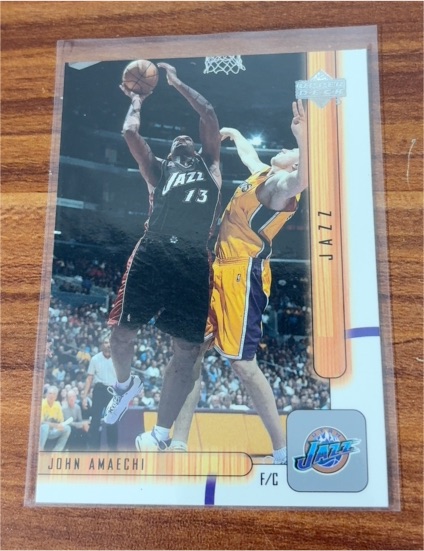 2001-02 Upper Deck #392 John Amaechi — front