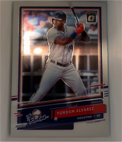 2020 Donruss Optic The Rookies #R-1 Yordan Alvarez — front
