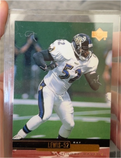 1999 Upper Deck #17 Ray Lewis — front
