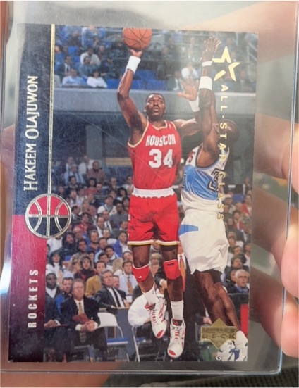 1994 Upper Deck #233 Hakeem Olajuwon — front