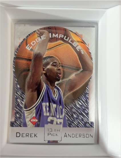 1997 Collector's Edge Edge Impulse Die-Cut #12 Derek Anderson — front