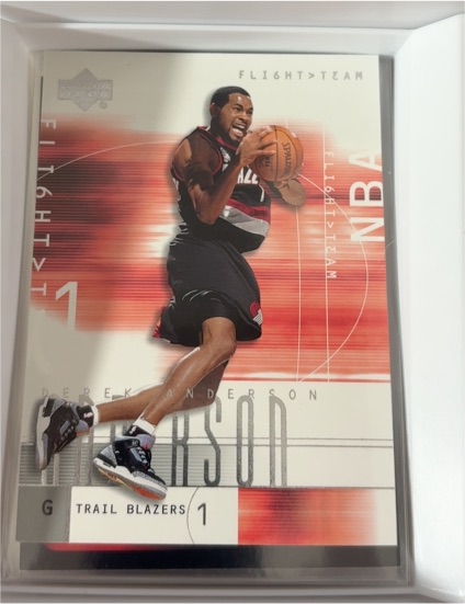 2001-02 Upper Deck Flight Team #27 Derek Anderson — front
