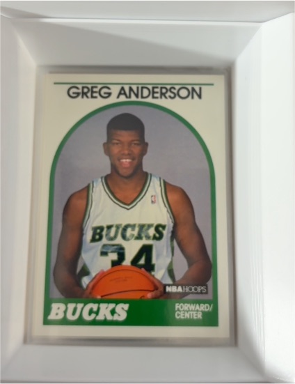 1989-90 NBA Hoops #342 Greg Anderson — front