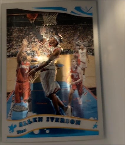 2005-06 Topps Chrome #18 Allen Iverson — front