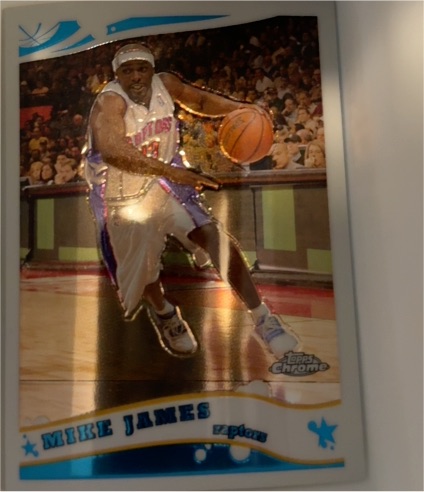 2005-06 Topps Chrome #132 Mike James — front