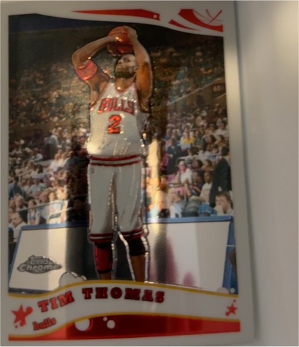 2005-06 Topps Chrome #160 Tim Thomas — front