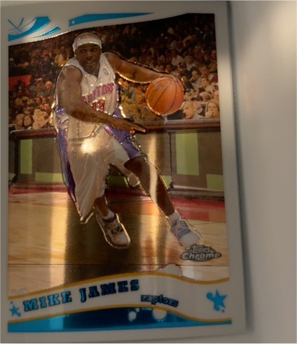 2005-06 Topps Chrome #132 Mike James — front