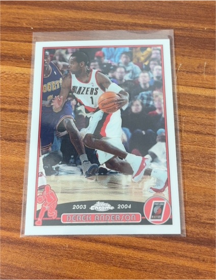 2003-04 Topps Chrome #74 Derek Anderson — front