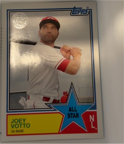 2018 Topps 1983 Design All-Stars #83AS-19 Joey Votto — front