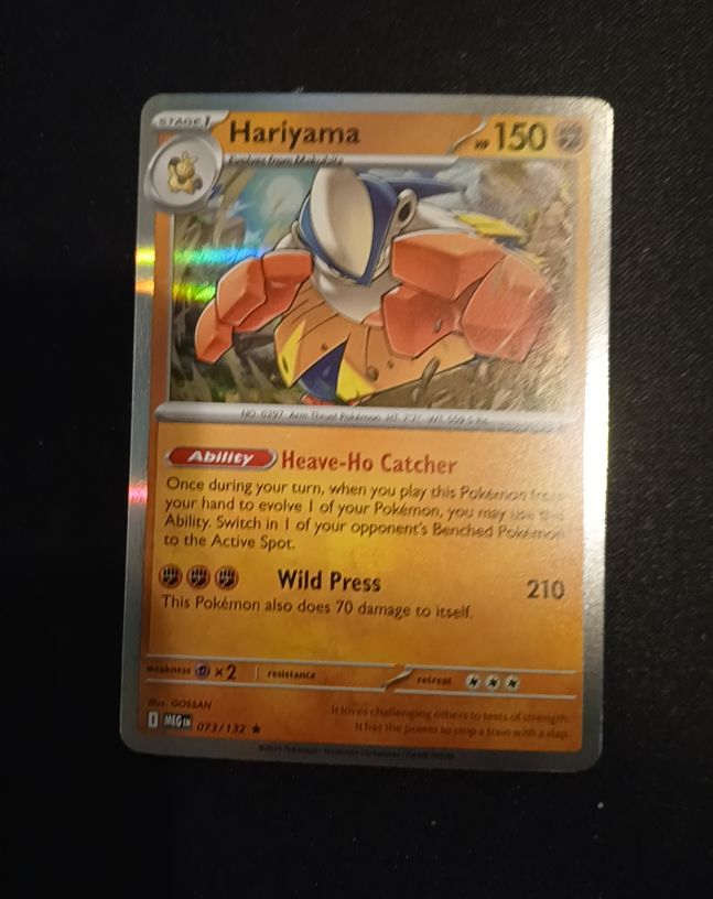 2019 Pokemon Me01 #073 Hariyama Mega Evolution — front