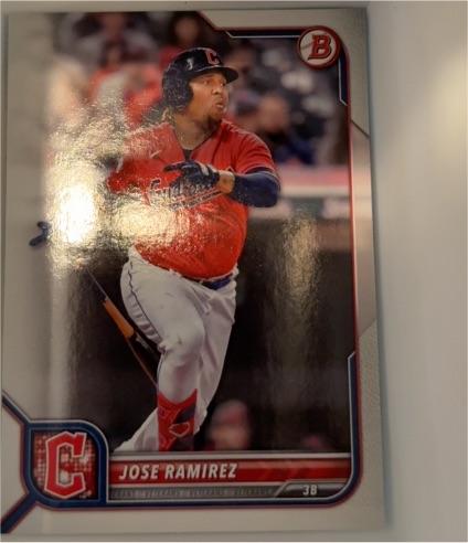 2022 Bowman #67 Jose Ramirez — front