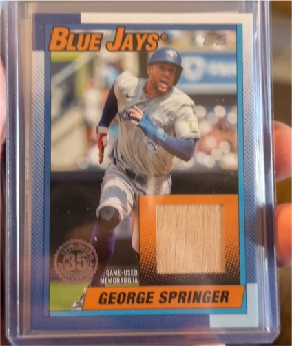 2025 Topps Series 1 #T90R-GS George Springer — front