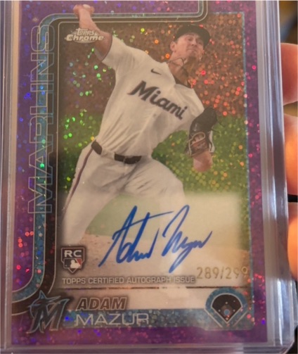 2025 Topps Chrome #RA-AM Adam Mazur — front