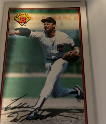 1989 Bowman #449 Ed Whitson — front