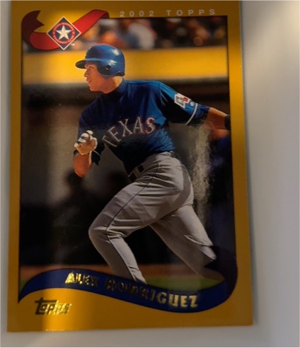2002 Topps #640 Alex Rodriguez — front