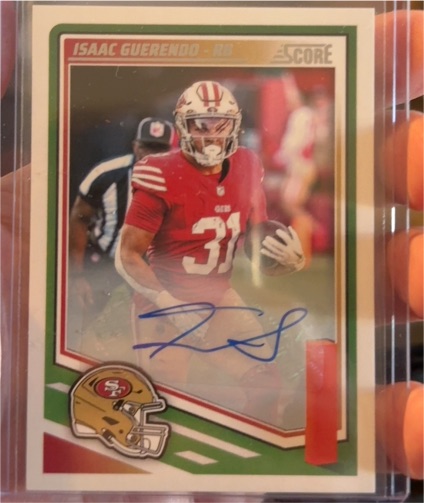 2025 Panini Score #259 Isaac Guerendo — front