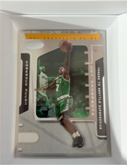 2002-03 Fleer NBA Hoops Hot Prospects #68 Kenny Anderson — front