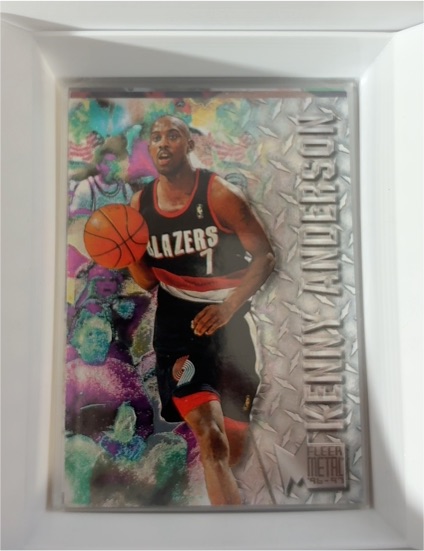 1996-97 Fleer Metal #206 Kenny Anderson Portland Trail Blazers — front