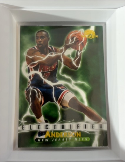 1995-96 SkyBox Premium #291 Kenny Anderson Electrified New Jersey Nets — front