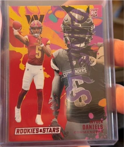 2024 Panini Rookies & Stars Rookie Exclusive #RE-JDS Jayden Daniels — front