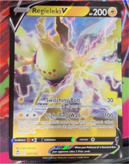 2022 Pokémon Silver Tempest #057 Regieleki V — front