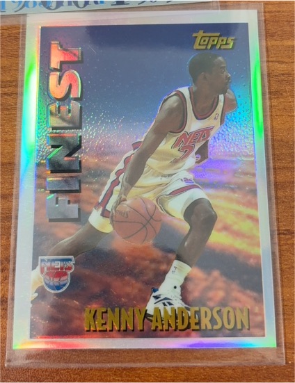 1995-96 Topps Mystery Finest #M8 Kenny Anderson — front