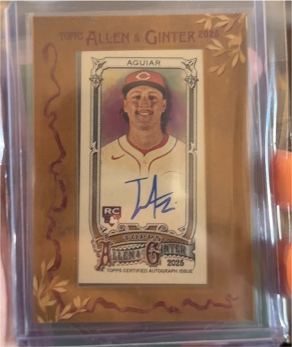2025 Topps Allen & Ginter #MA-JAG Julian Aguiar — front