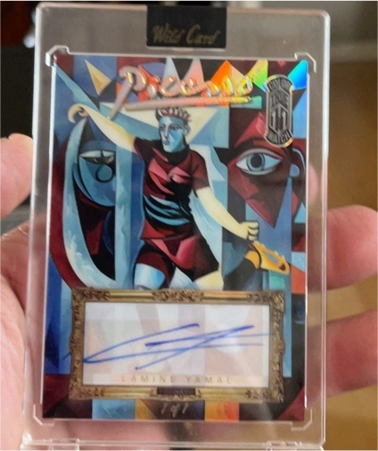 2024 Wild Card Picasso Lamine Yamal True 1/1 Color Match — front