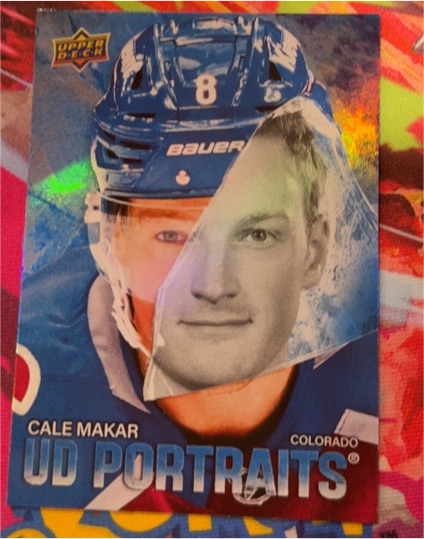 2025-26 Upper Deck UD Portraits #P-24 Cale Makar — front