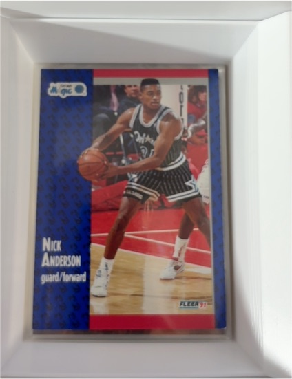 1991-92 Fleer #143 Nick Anderson — front