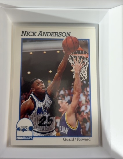 1991 Hoops #147 Nick Anderson Orlando Magic — front