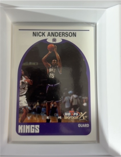 1999-00 Skybox NBA Hoops Decade Hoopla #10 Nick Anderson — front