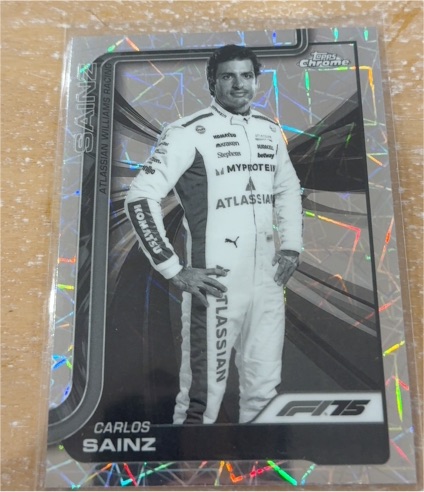 2025 Topps Chrome Formula 1 #18 Carlos Sainz — front