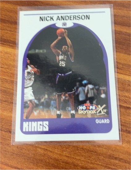 1990 NBA Hoops #214 Nick Anderson — front