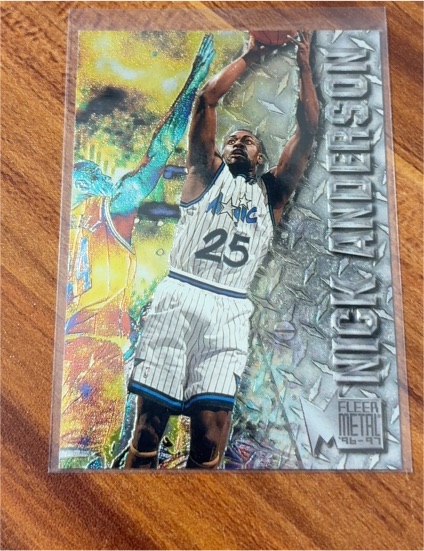 1996-97 Fleer Metal #67 Nick Anderson — front