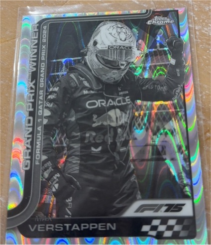 2025 Topps Chrome Formula 1 #94 Max Verstappen Grand Prix Winner — front