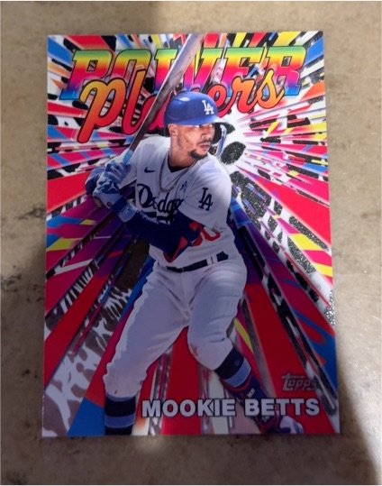 2025 Topps Series 1 Power Players #PP-9 Mookie Betts — front