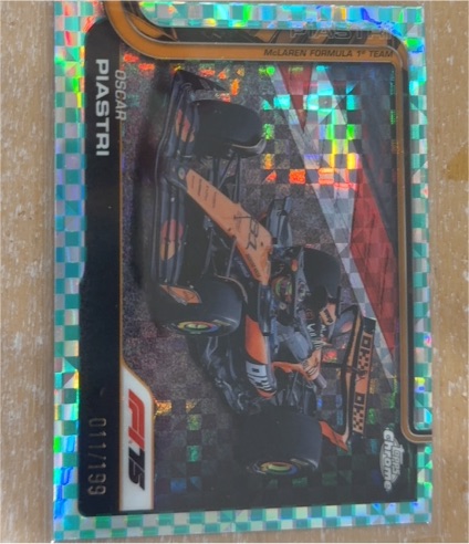2025 Topps Chrome Formula 1 #78 Oscar Piastri — front