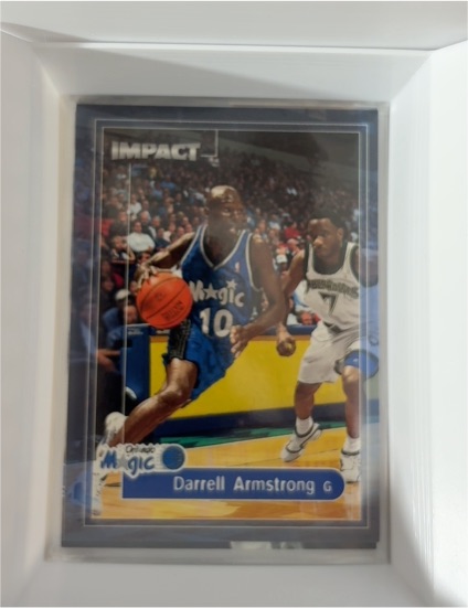 1999-00 SkyBox Impact #194 Darrell Armstrong — front