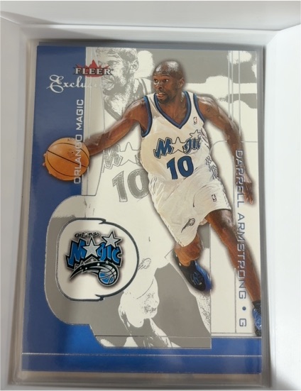 2001-02 Fleer Exclusive #60 Darrell Armstrong — front