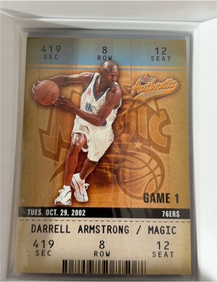 2002-03 Fleer Authentix #97 Darrell Armstrong — front