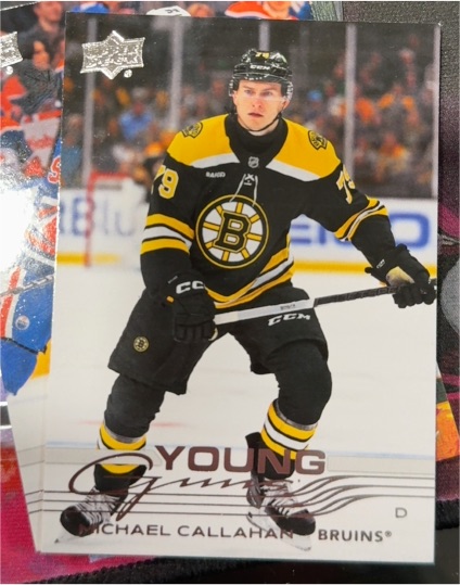 2025-26 Upper Deck Series 1 Young Guns #222 Michael Callahan — front